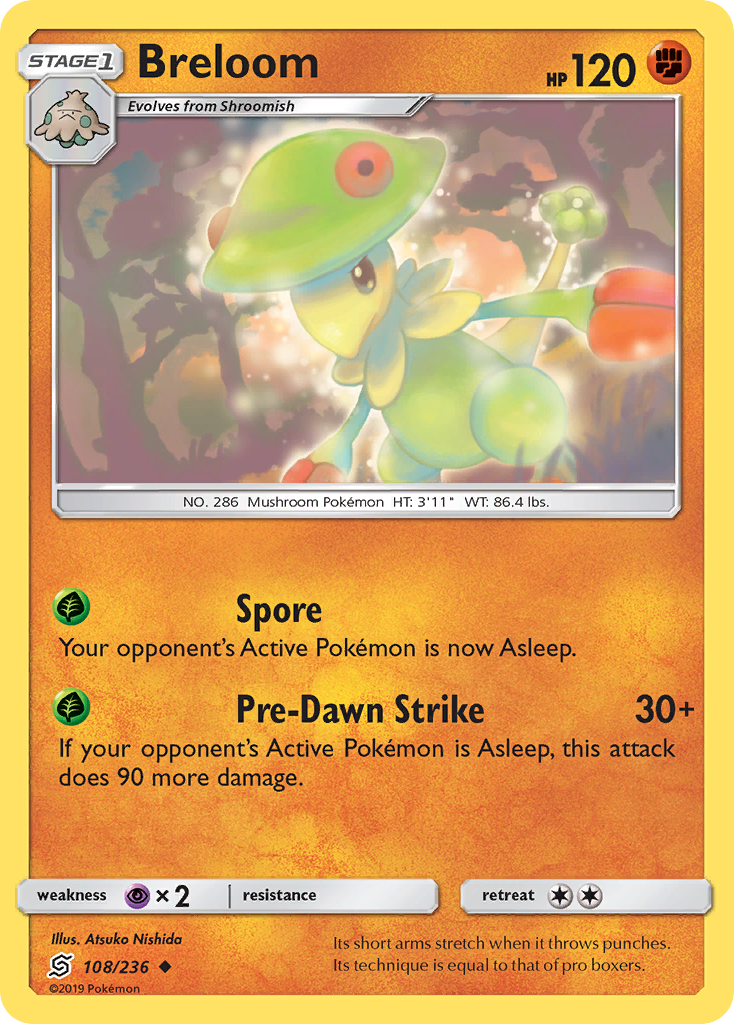 Breloom (108/236) [Sun & Moon: Unified Minds] | Card Citadel