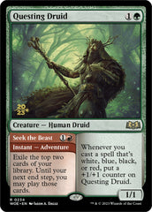Questing Druid // Seek the Beast [Wilds of Eldraine Prerelease Promos] | Card Citadel