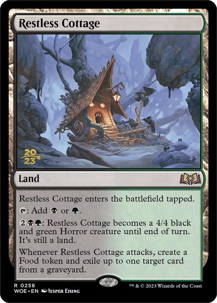 Restless Cottage [Wilds of Eldraine Prerelease Promos] | Card Citadel