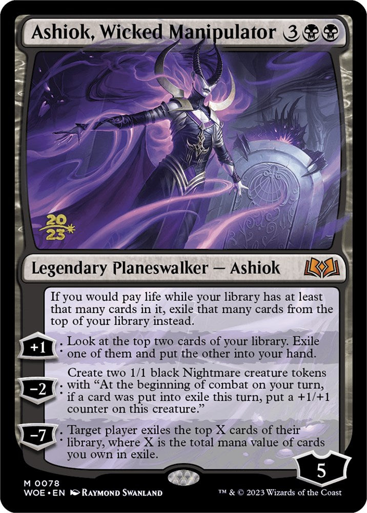 Ashiok, Wicked Manipulator [Wilds of Eldraine Prerelease Promos] | Card Citadel