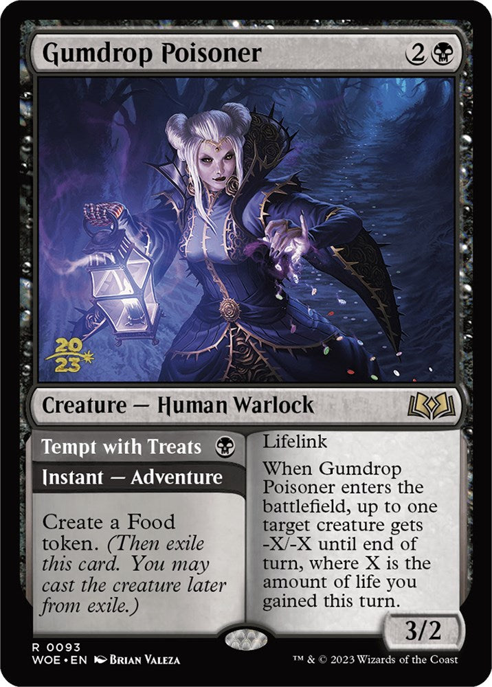 Gumdrop Poisoner // Tempt with Treats [Wilds of Eldraine Prerelease Promos] | Card Citadel