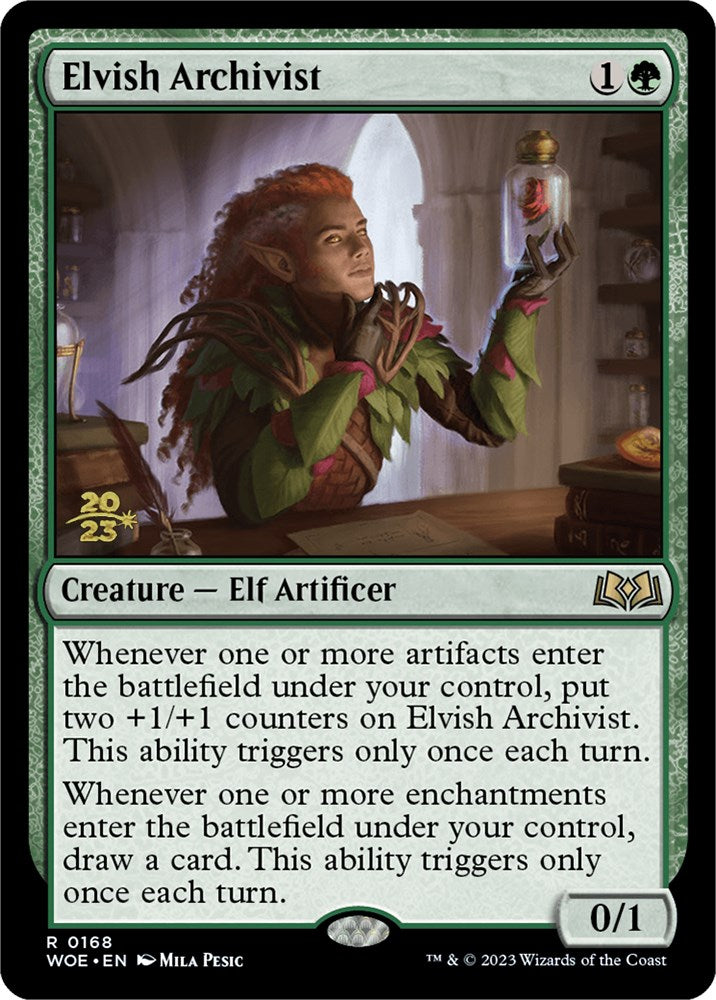 Elvish Archivist [Wilds of Eldraine Prerelease Promos] | Card Citadel