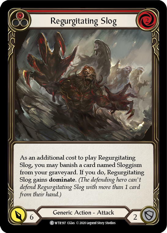 Regurgitating Slog (Red) [U-WTR197] (Welcome to Rathe Unlimited)  Unlimited Rainbow Foil | Card Citadel