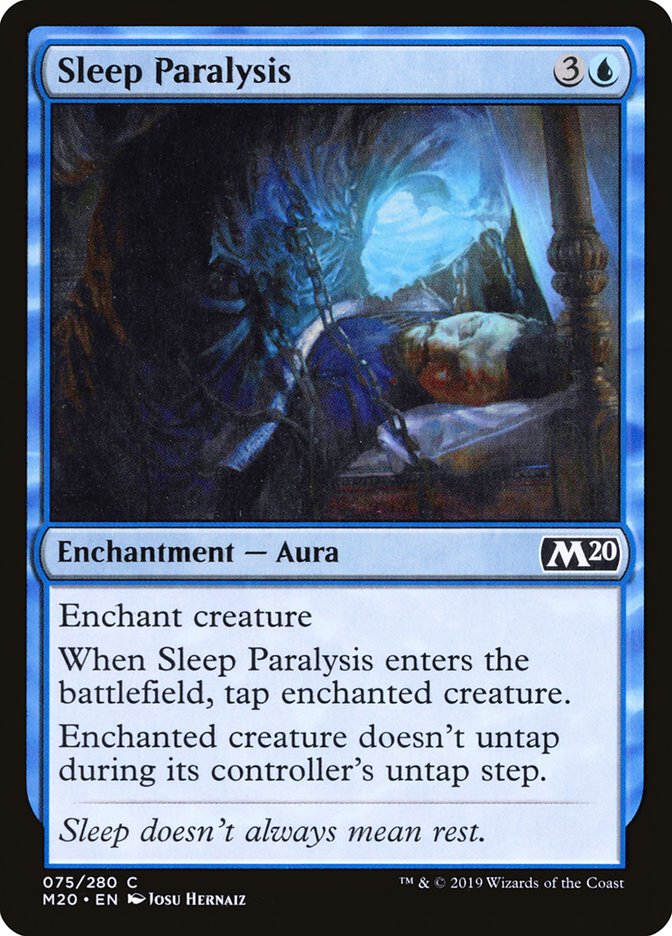 Sleep Paralysis [Core Set 2020] | Card Citadel