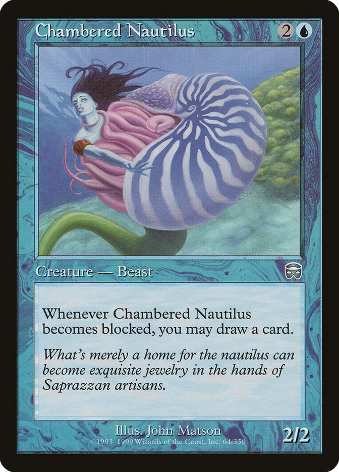 Chambered Nautilus [Mercadian Masques] | Card Citadel