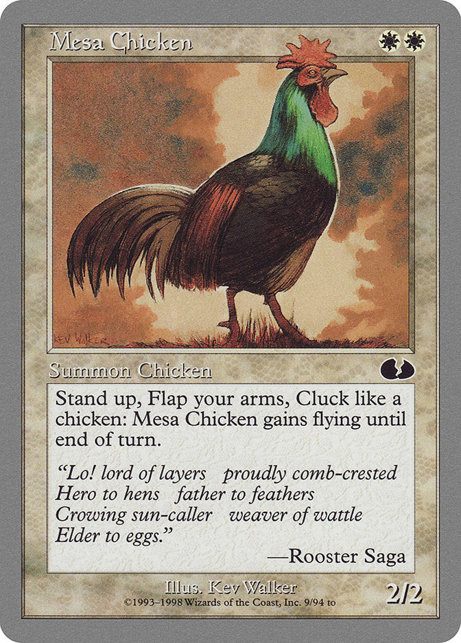 Mesa Chicken [Unglued] | Card Citadel