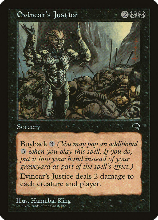 Evincar's Justice [Tempest] | Card Citadel