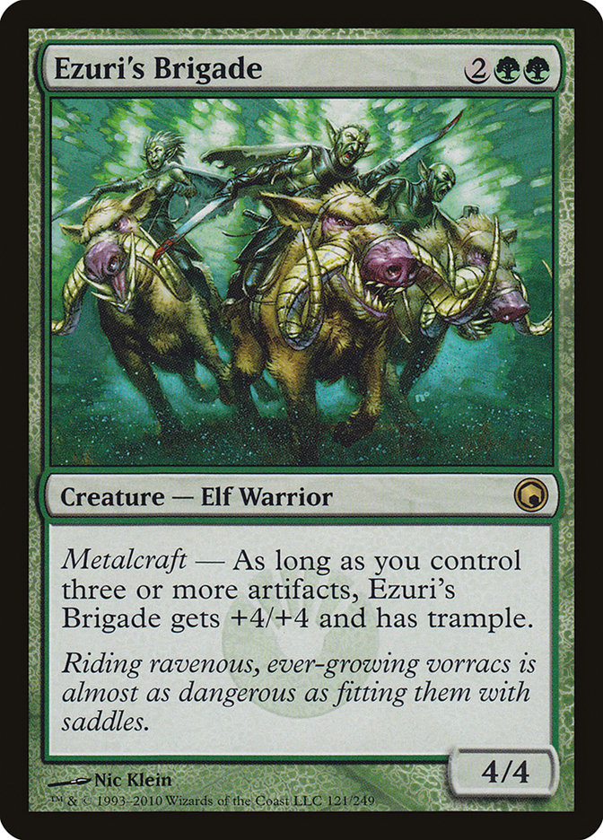 Ezuri's Brigade [Scars of Mirrodin] | Card Citadel