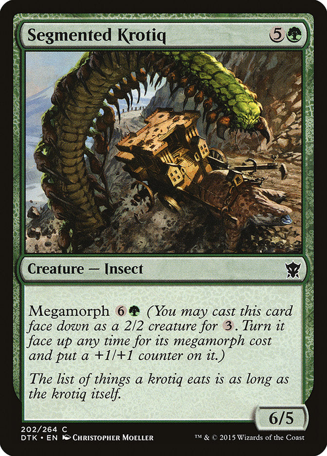 Segmented Krotiq [Dragons of Tarkir] | Card Citadel