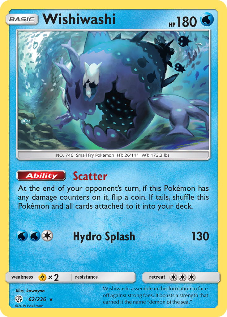 Wishiwashi (62/236) [Sun & Moon: Cosmic Eclipse] | Card Citadel