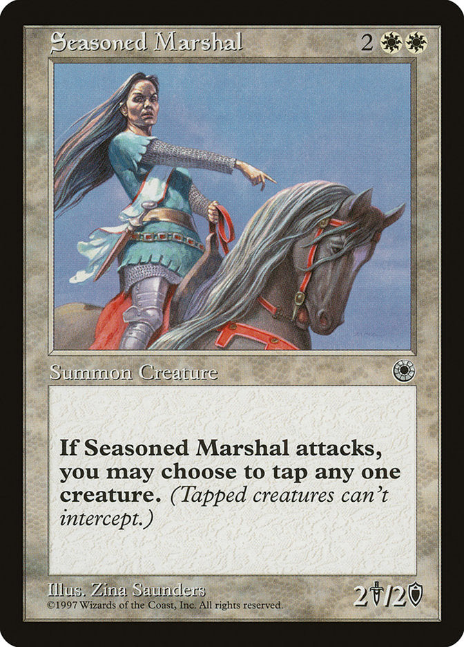 Seasoned Marshal [Portal] | Card Citadel