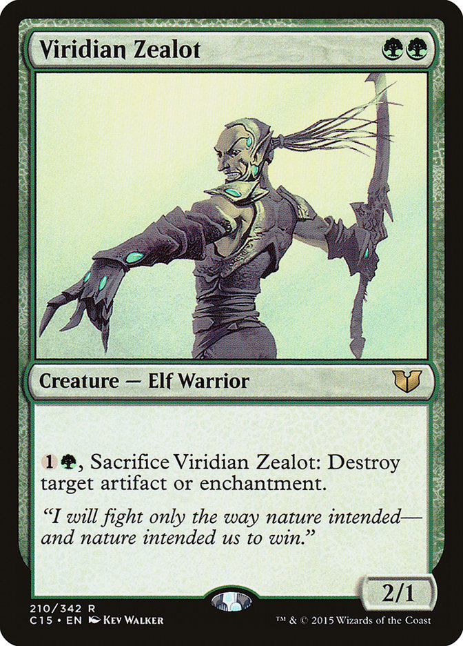 Viridian Zealot [Commander 2015] | Card Citadel