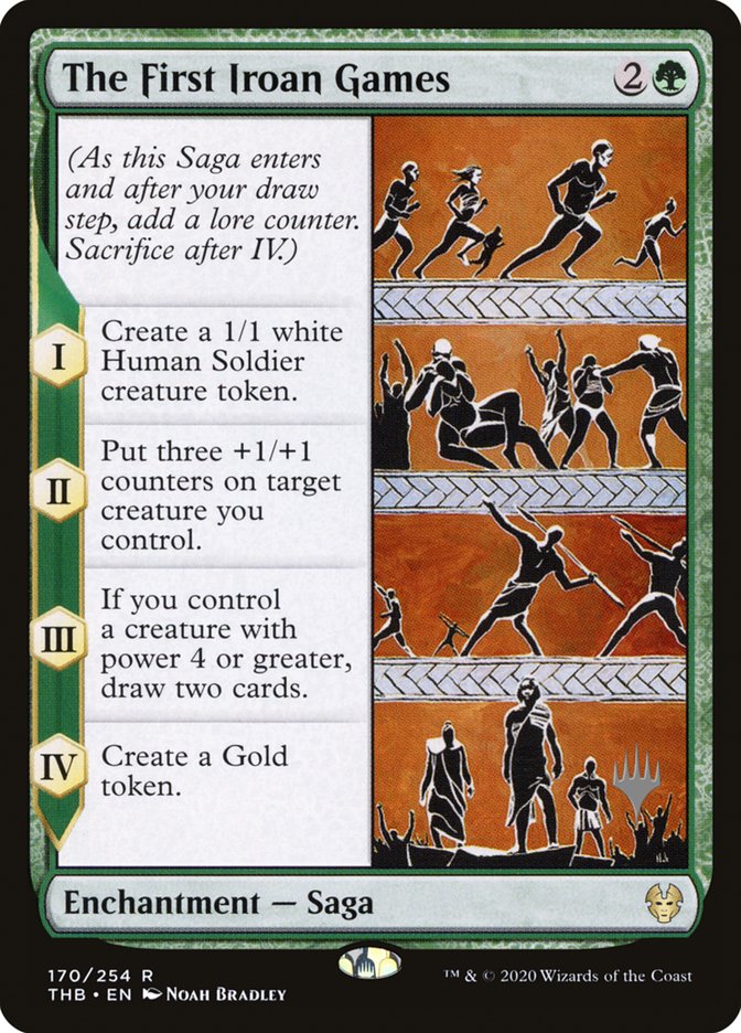 The First Iroan Games (Promo Pack) [Theros Beyond Death Promos] | Card Citadel