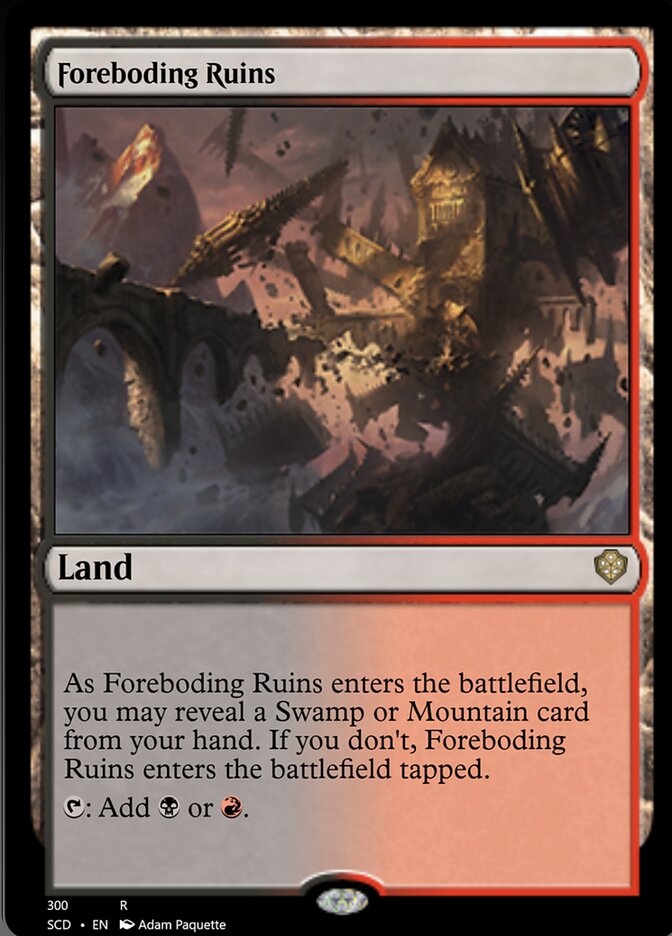 Foreboding Ruins [Starter Commander Decks] | Card Citadel