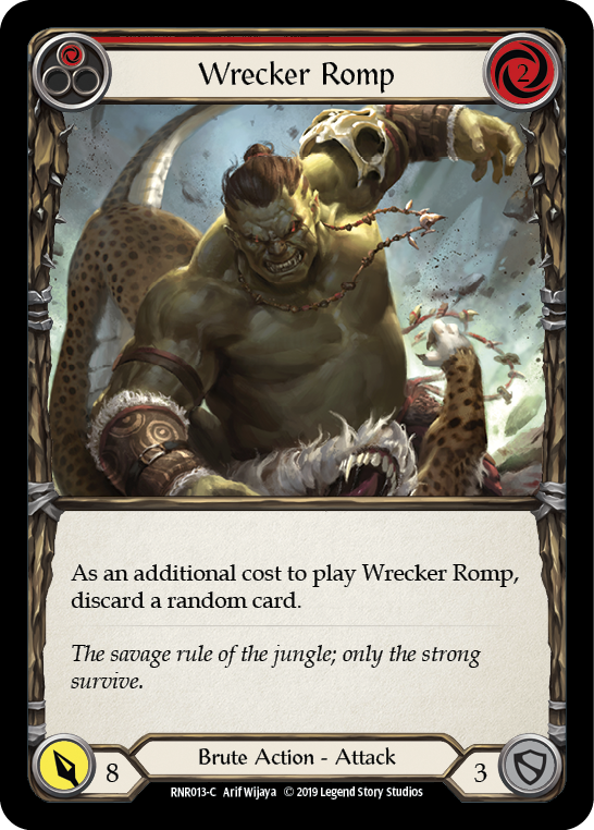 Wrecker Romp (Red) [RNR013-C] (Rhinar Hero Deck)  1st Edition Normal | Card Citadel