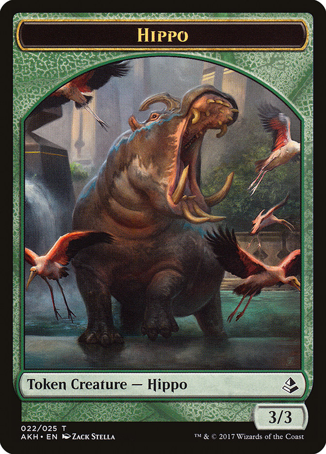 Hippo [Amonkhet Tokens] | Card Citadel