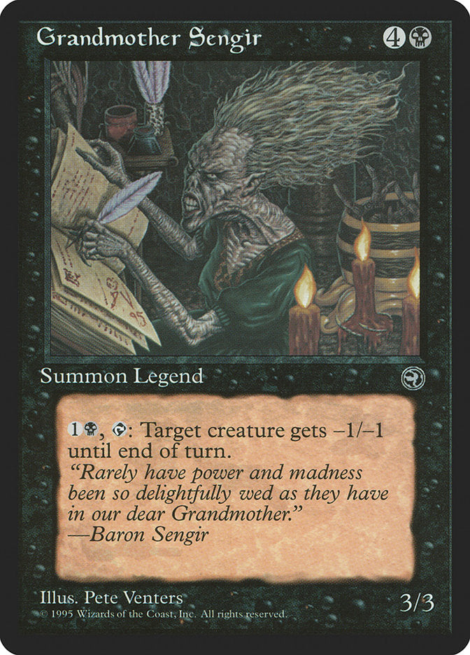 Grandmother Sengir [Homelands] | Card Citadel