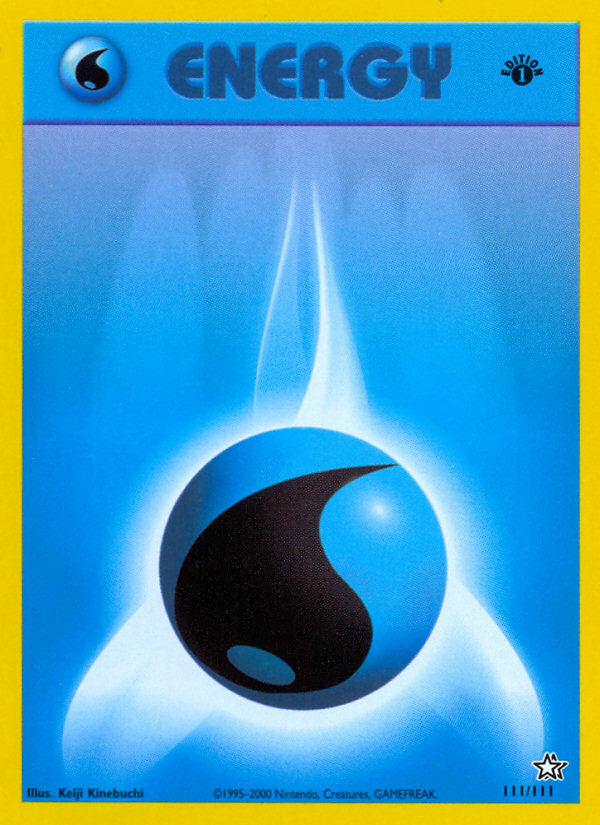 Water Energy (111/111) [Neo Genesis 1st Edition] | Card Citadel