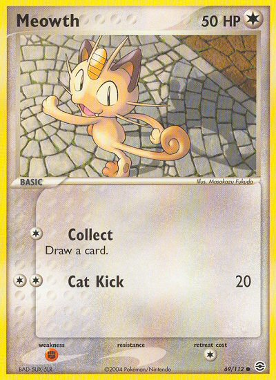 Meowth (69/112) [EX: FireRed & LeafGreen] | Card Citadel