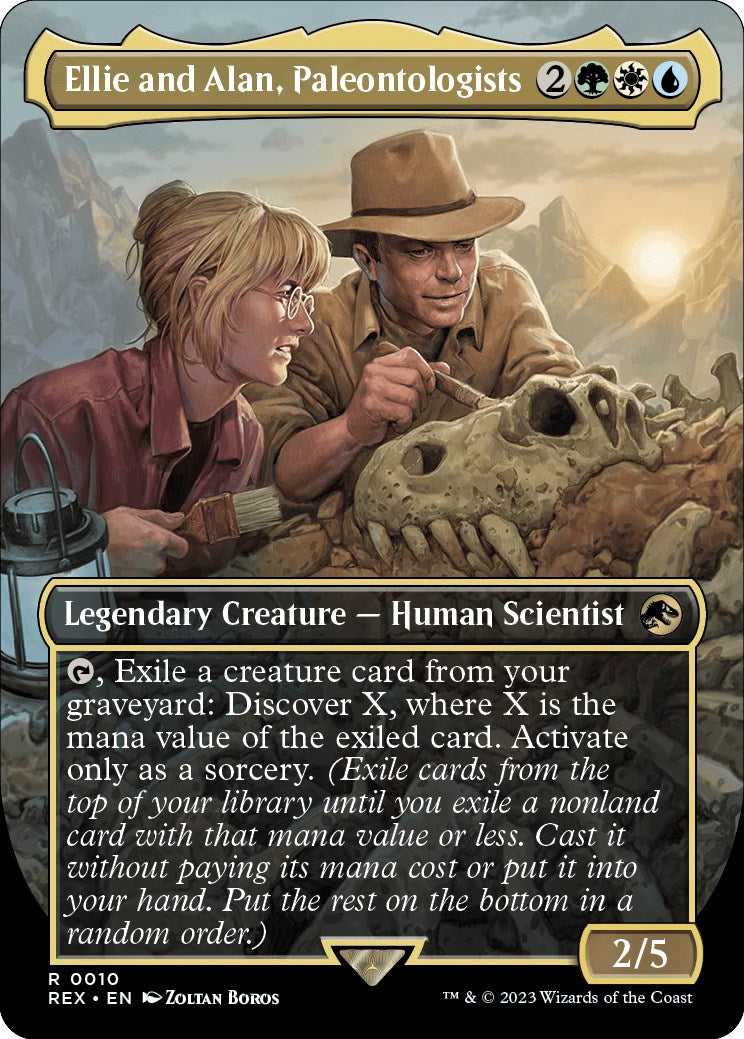 Ellie and Alan, Paleontologists (Borderless) [Jurassic World Collection] | Card Citadel