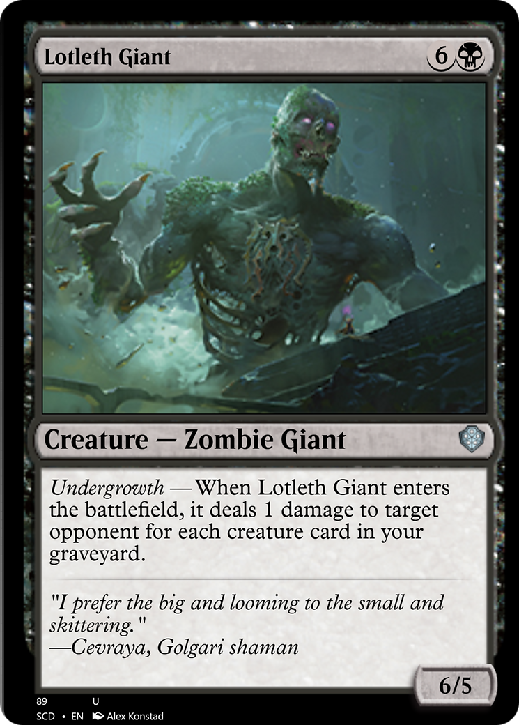 Lotleth Giant [Starter Commander Decks] | Card Citadel