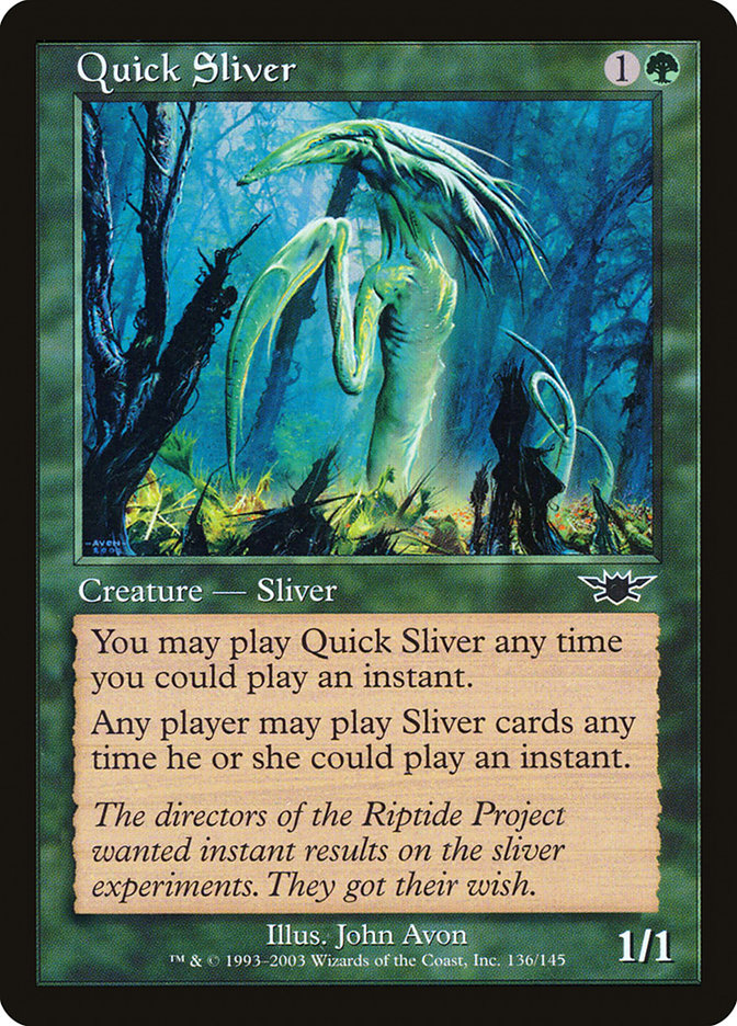 Quick Sliver [Legions] | Card Citadel