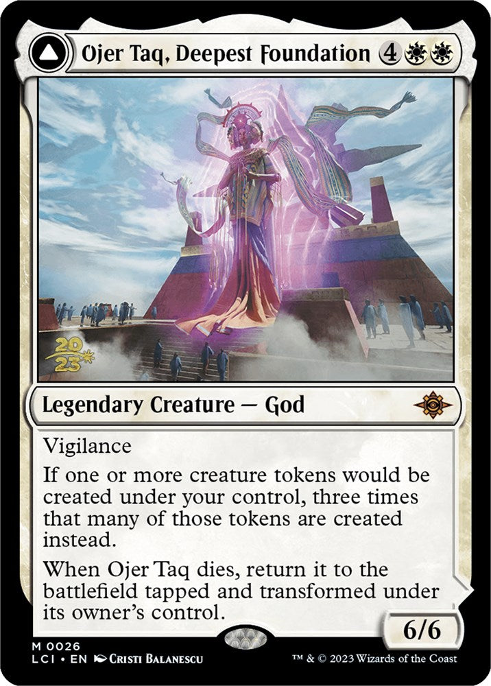 Ojer Taq, Deepest Foundation // Temple of Civilization [The Lost Caverns of Ixalan Prerelease Cards] | Card Citadel