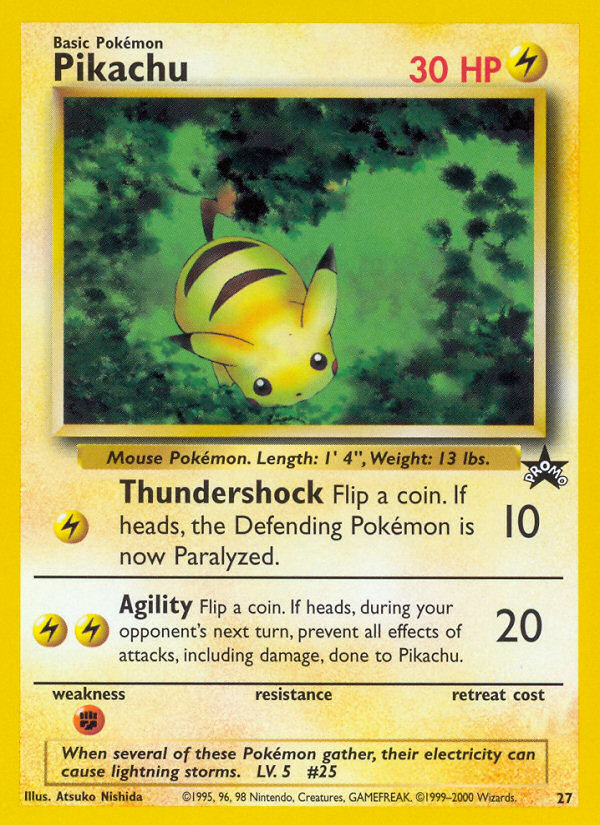 Pikachu (27) [Wizards of the Coast: Black Star Promos] | Card Citadel