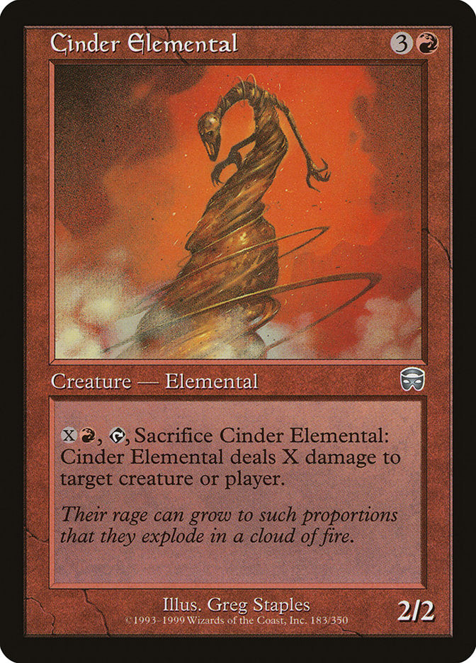 Cinder Elemental [Mercadian Masques] | Card Citadel