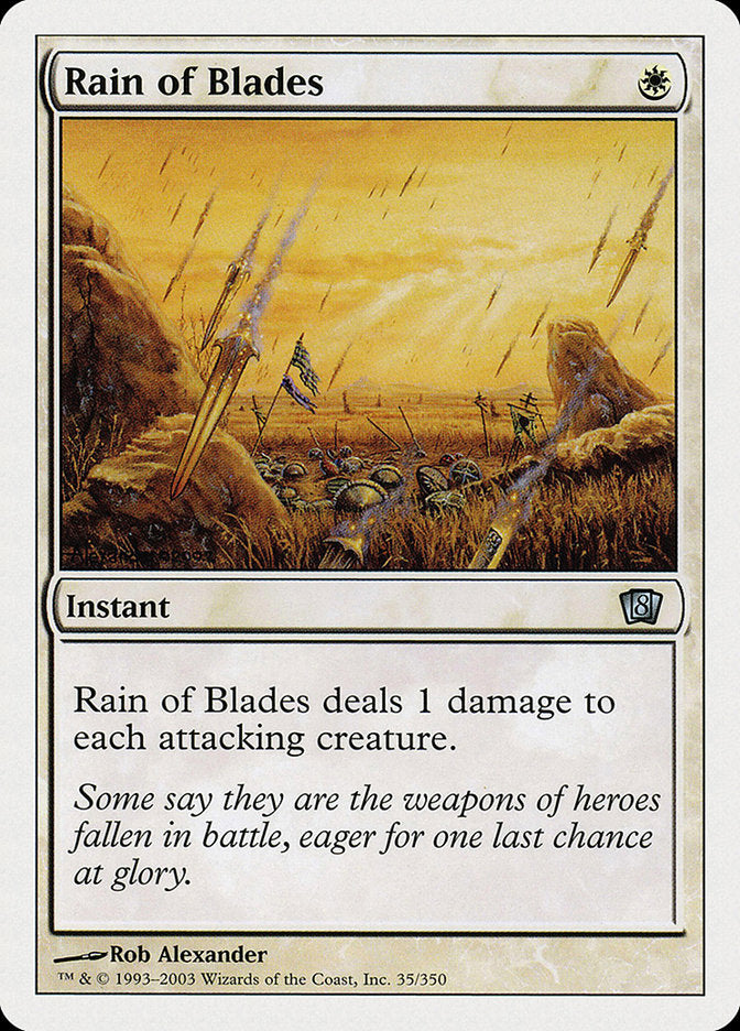 Rain of Blades [Eighth Edition] | Card Citadel