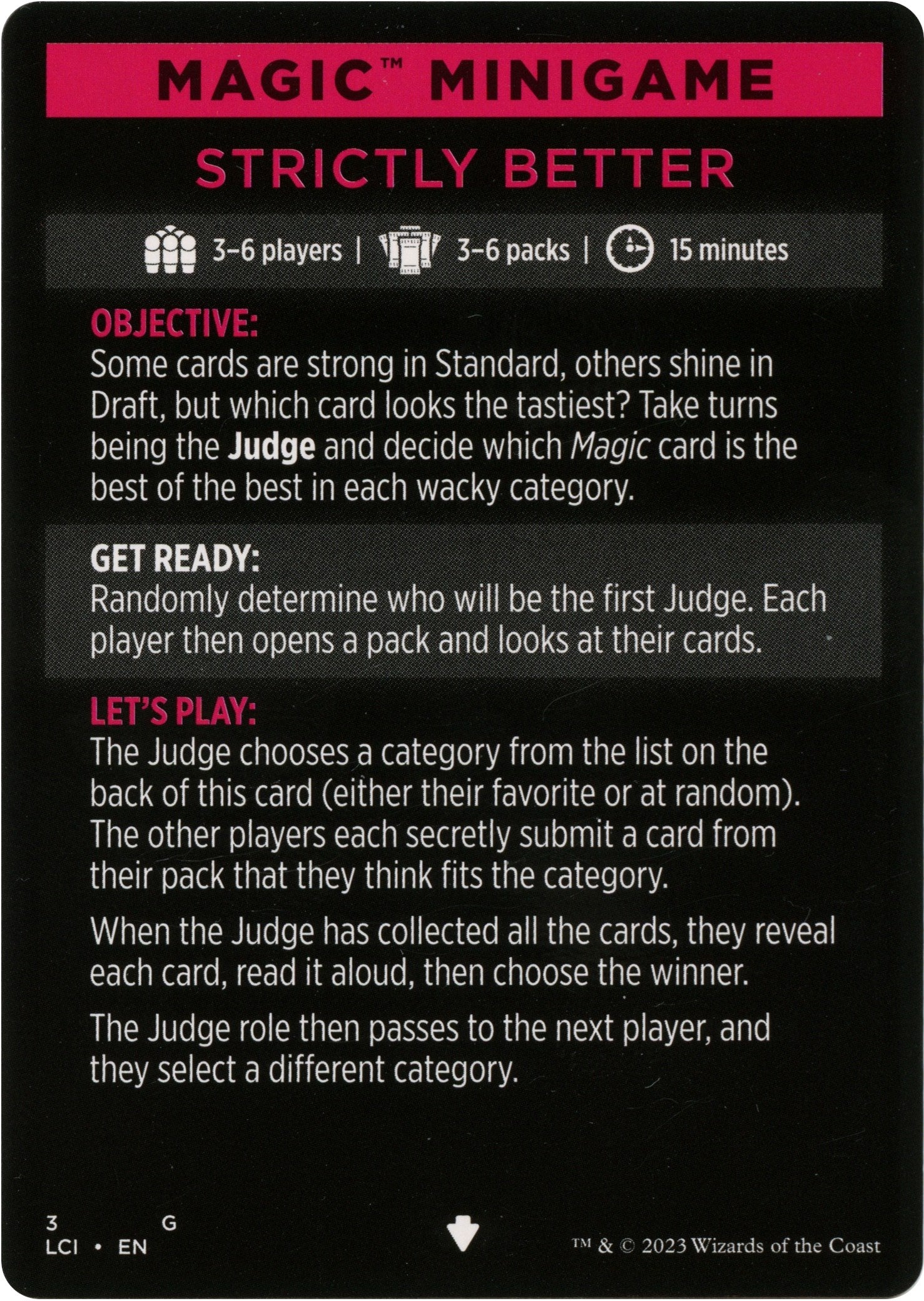 Strictly Better (Magic Minigame) [The Lost Caverns of Ixalan Minigame] | Card Citadel
