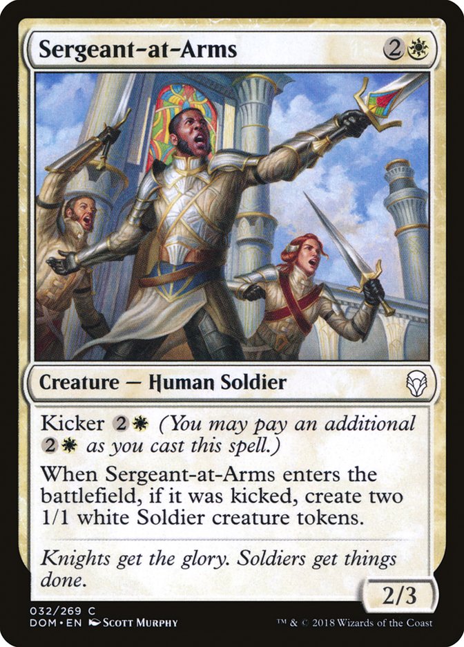 Sergeant-at-Arms [Dominaria] | Card Citadel