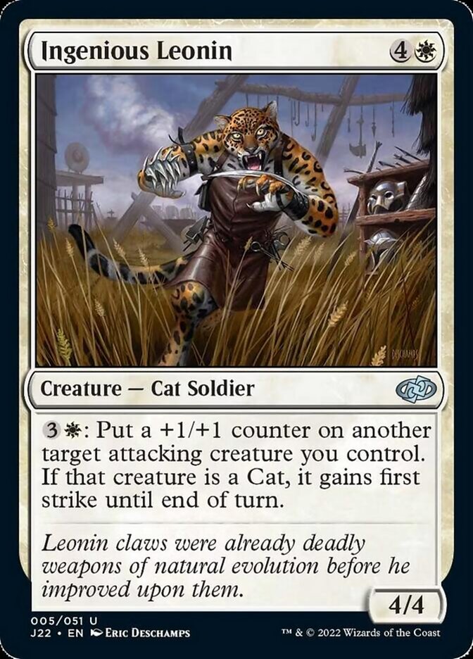 Ingenious Leonin [Jumpstart 2022] | Card Citadel