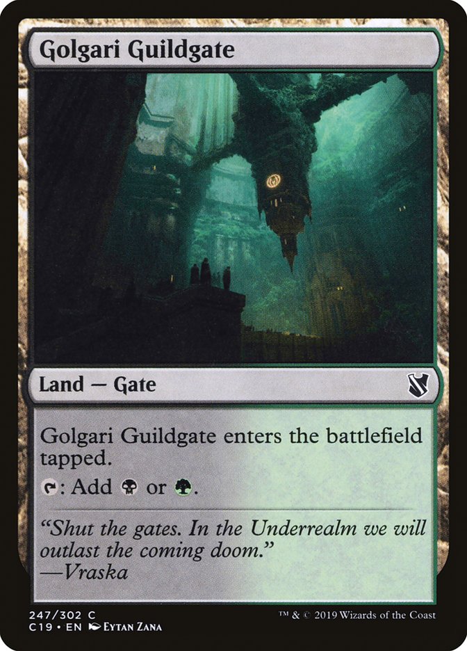 Golgari Guildgate [Commander 2019] | Card Citadel