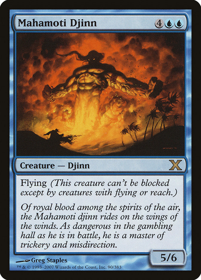 Mahamoti Djinn [Tenth Edition] | Card Citadel