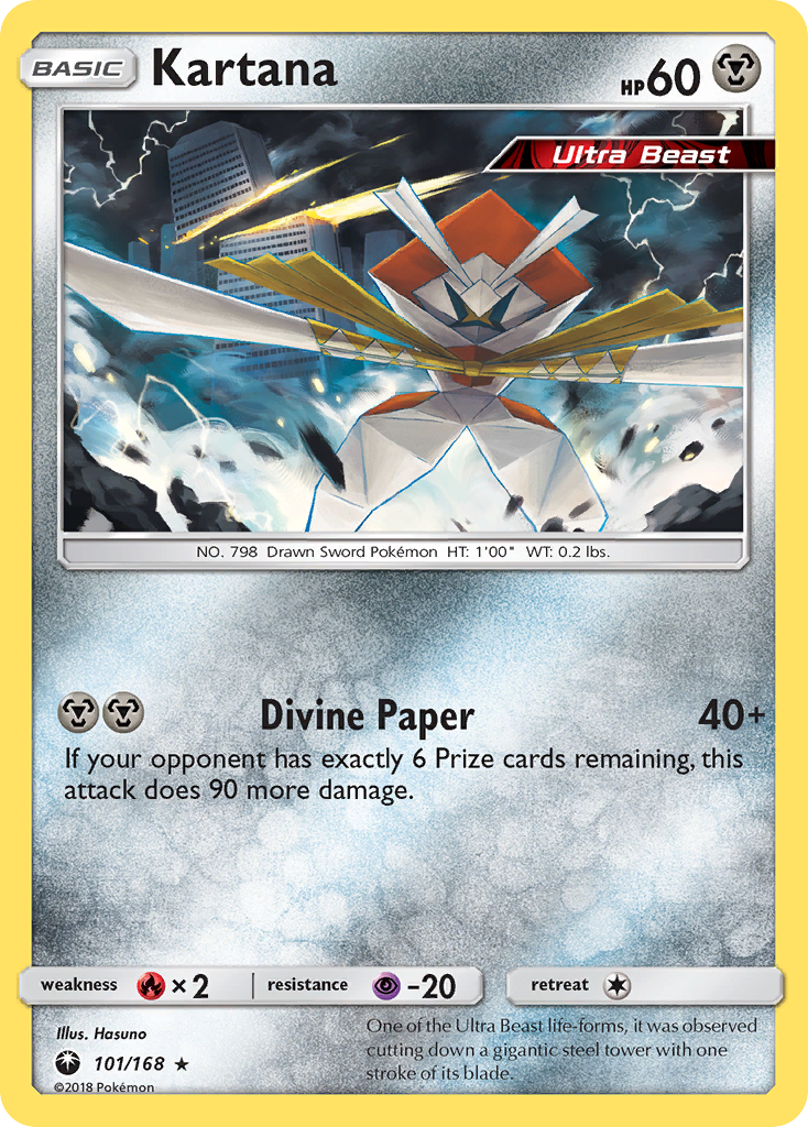 Kartana (101/168) [Sun & Moon: Celestial Storm] | Card Citadel