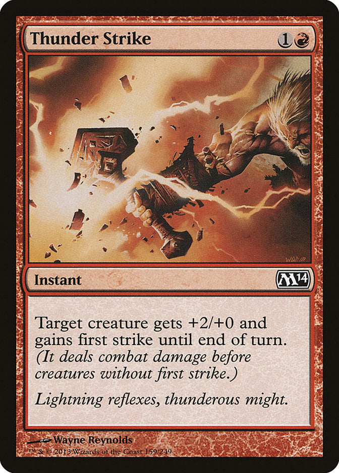 Thunder Strike [Magic 2014] | Card Citadel