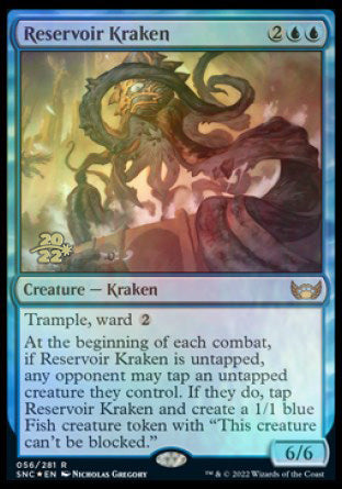 Reservoir Kraken [Streets of New Capenna Prerelease Promos] | Card Citadel