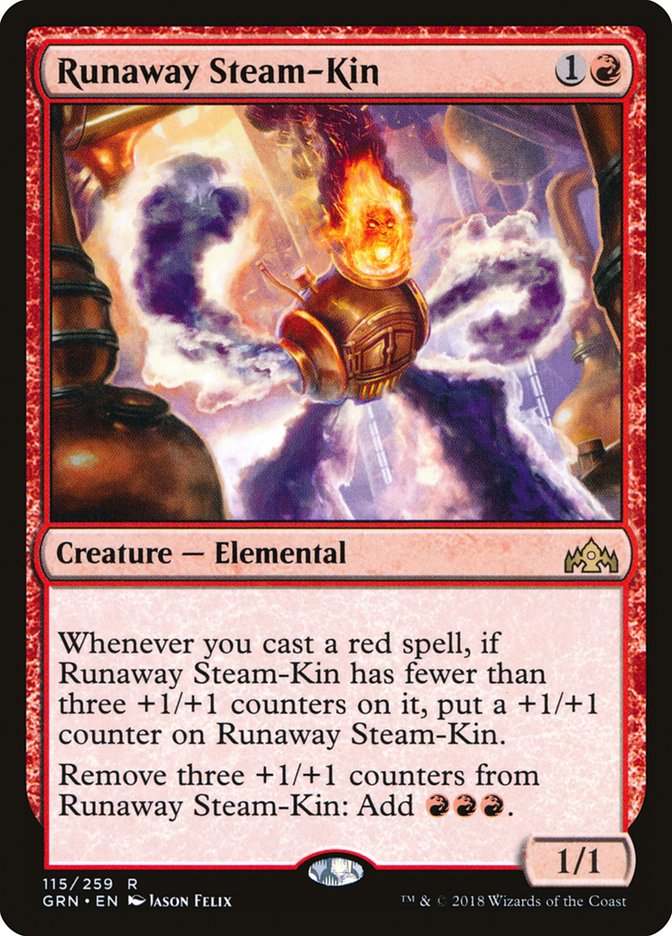 Runaway Steam-Kin [Guilds of Ravnica] | Card Citadel