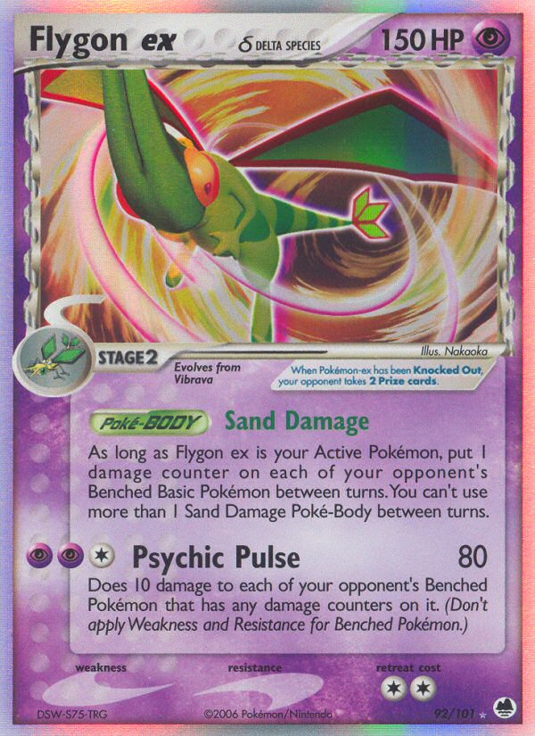 Flygon ex (92/101) (Delta Species) [EX: Dragon Frontiers] | Card Citadel