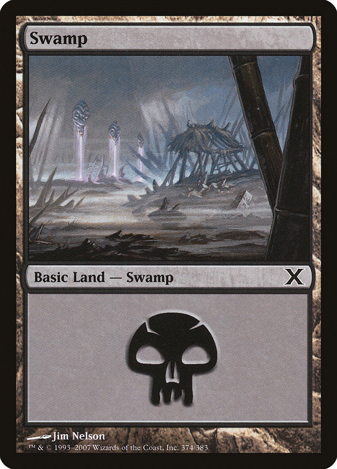 Swamp (374) [Tenth Edition] | Card Citadel