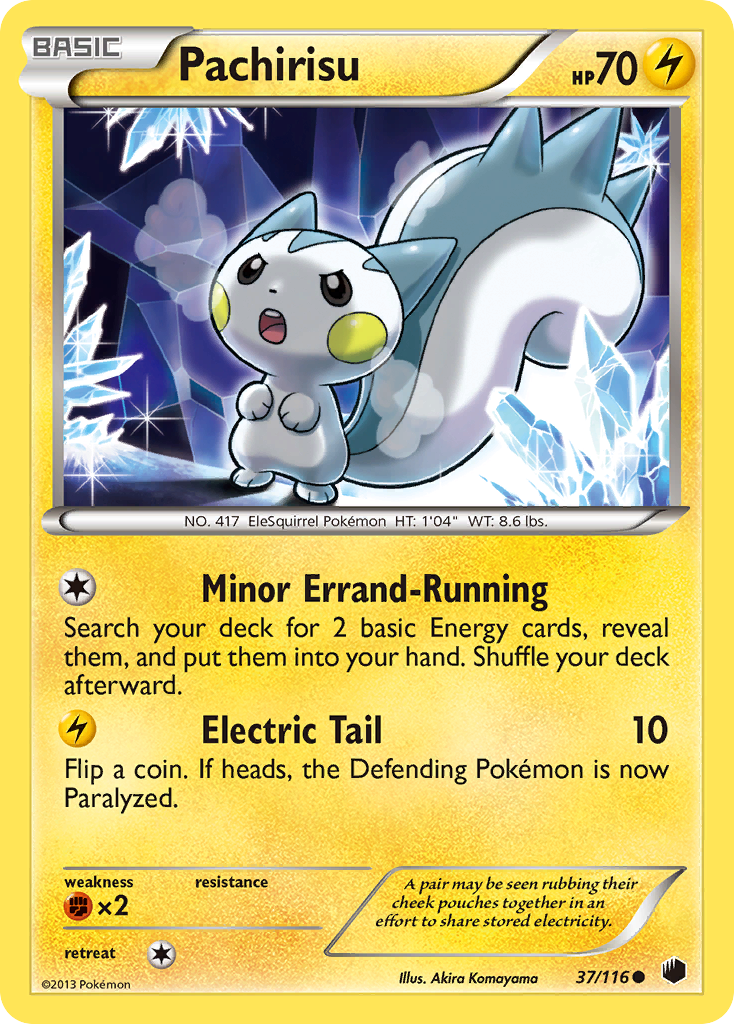 Pachirisu (37/116) [Black & White: Plasma Freeze] | Card Citadel