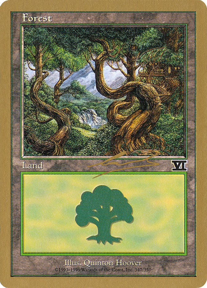 Forest (nl347) (Nicolas Labarre) [World Championship Decks 2000] | Card Citadel