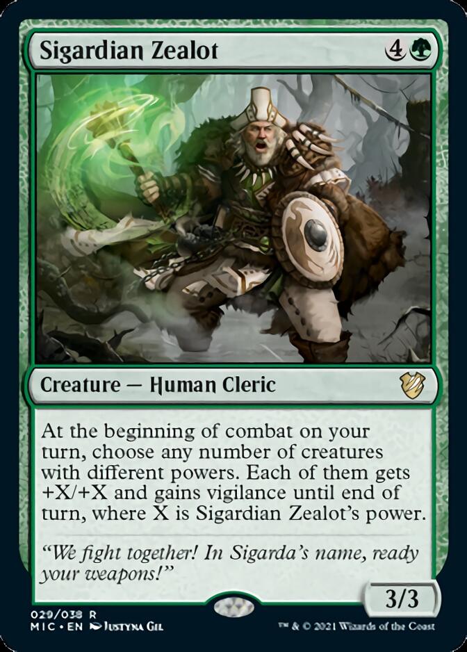 Sigardian Zealot [Innistrad: Midnight Hunt Commander] | Card Citadel