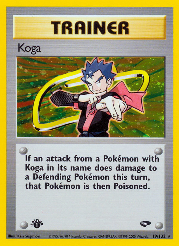 Koga (19/132) [Gym Challenge 1st Edition] | Card Citadel