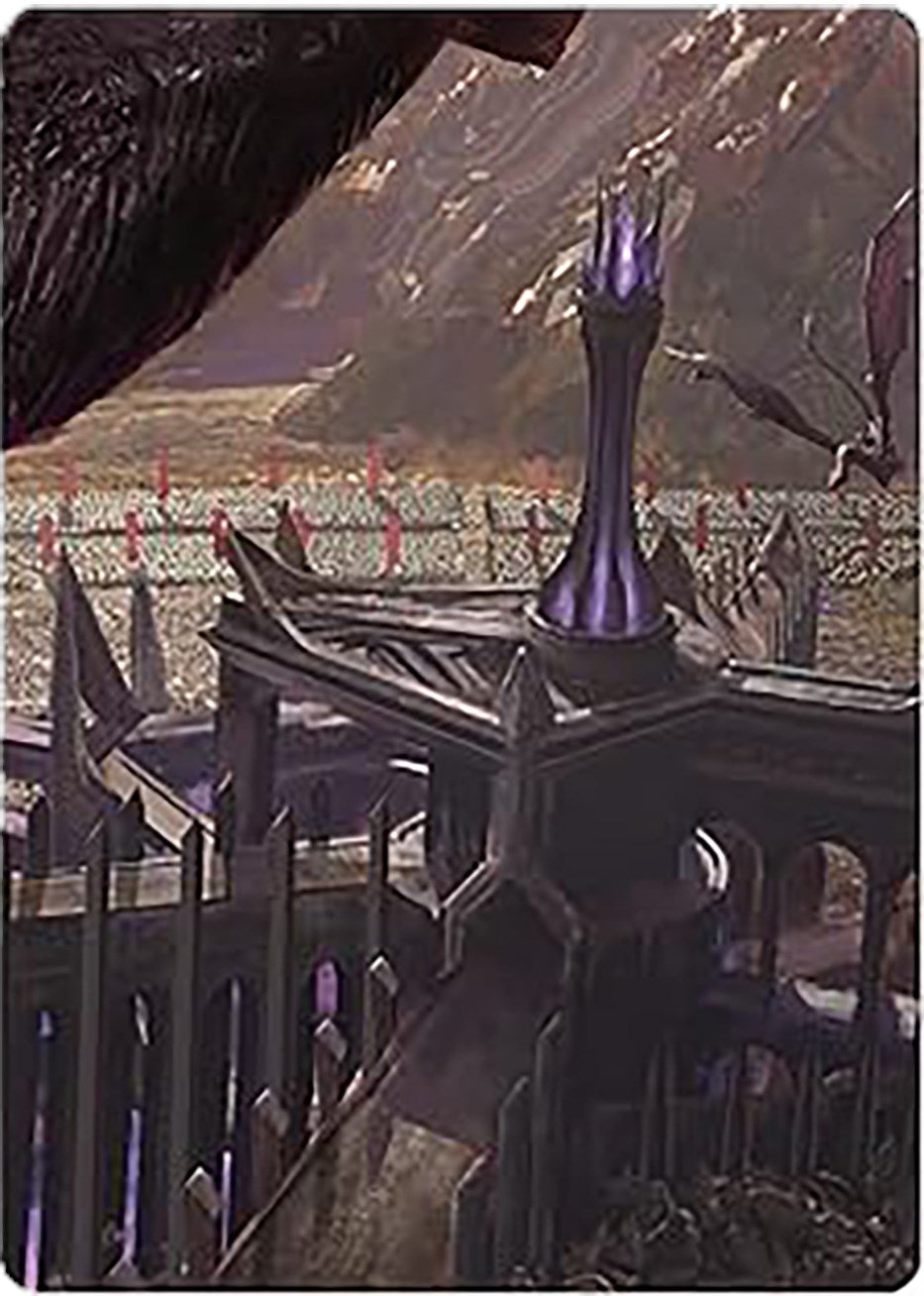 Minas Morgul, Dark Fortress Art Card [The Lord of the Rings: Tales of Middle-earth Art Series] | Card Citadel