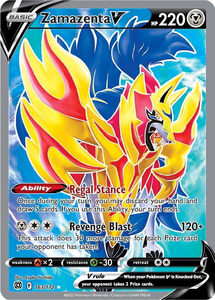 Zamazenta V (163/172) [Sword & Shield: Brilliant Stars] | Card Citadel