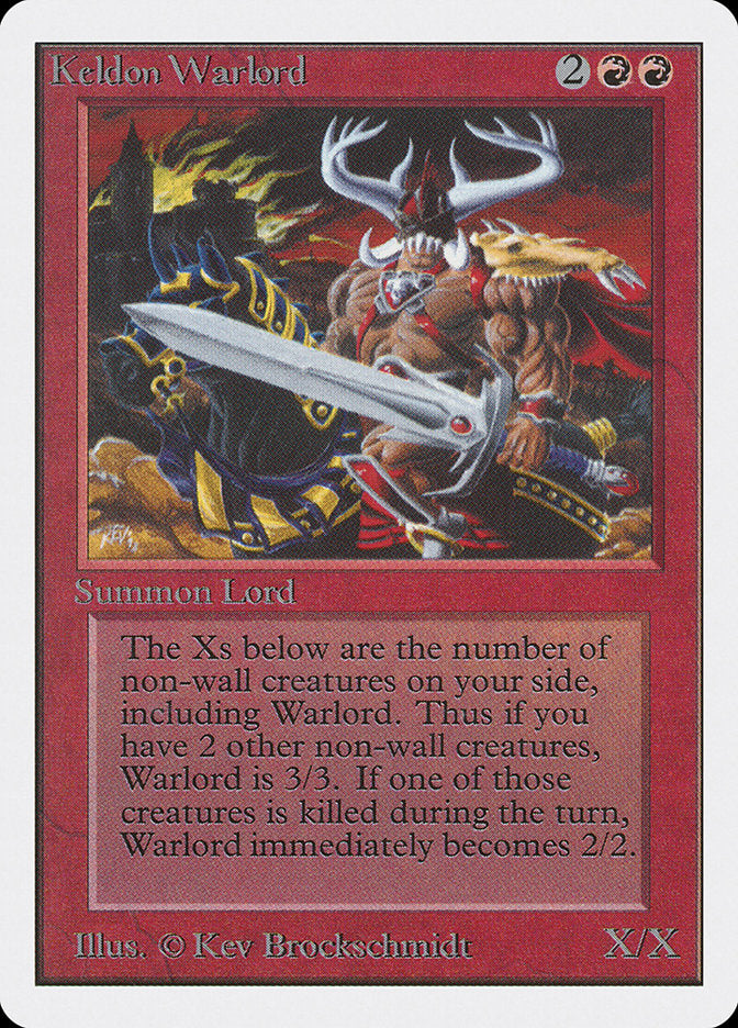 Keldon Warlord [Unlimited Edition] | Card Citadel