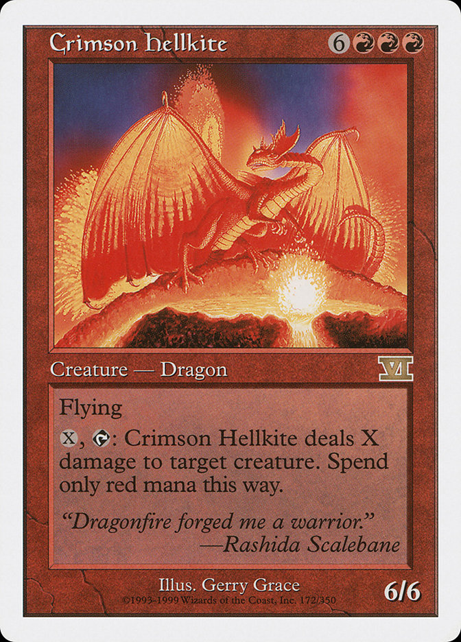 Crimson Hellkite [Classic Sixth Edition] | Card Citadel