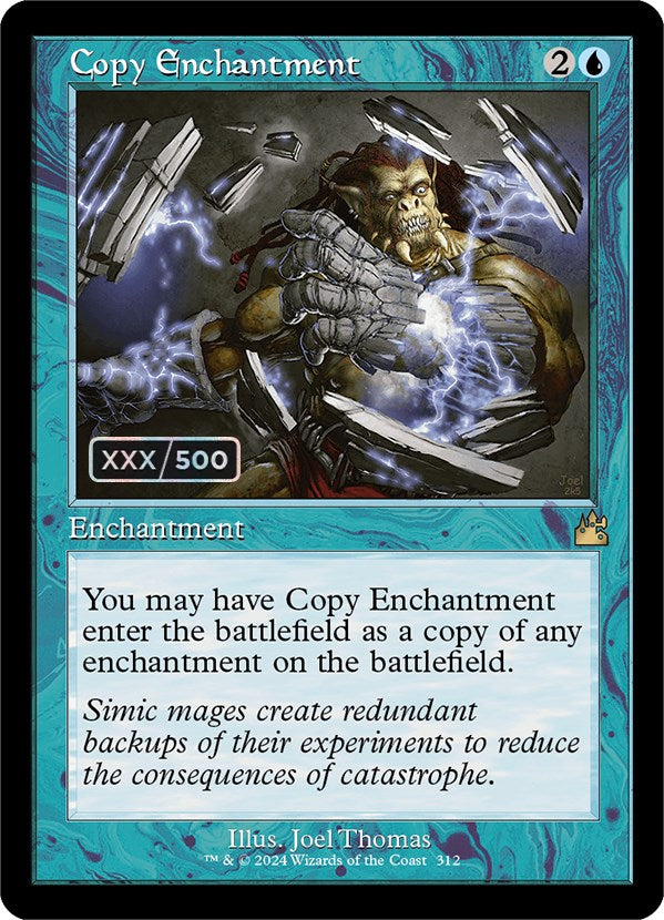 Copy Enchantment (Retro) (Serialized) [Ravnica Remastered] | Card Citadel